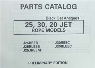 1998 Outboard Marine Johnson Parts Catalog 25, 30, 20 Jet Rope 5 