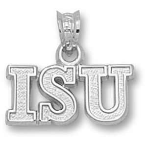 Illinois State University ISU Pendant (Silver)  Sports 