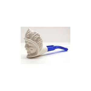  Meerschaum Pipes   Mini Hand Finished Indian Chief Head 