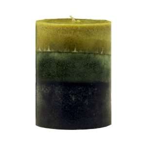  Goose Creek 4 by 4 Inch Impetuous Three Pour Pillar Candle 