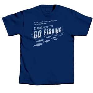  L.A. Imprints 1017S Go Fishing   Small T Shirt Health 