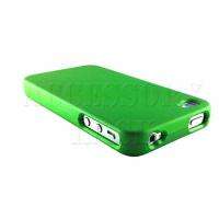 Apple iPhone 4S Lime Light Green Protective Two Piece Rubber Hard 