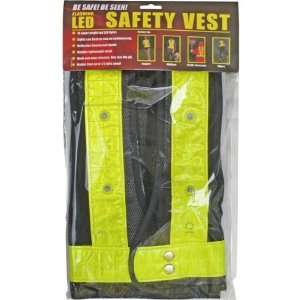 Maxsa Innovations Reflective Safety Vest with 16 LED Lights   Yellow 
