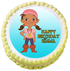 Picture Birthday Cake on Izzy Jake And The Neverland Pirates Edible Birthday Party Cake Image