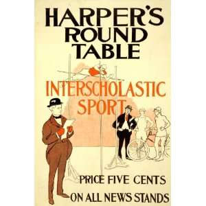  1907 Harpers round table, interscholastic sport