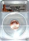 2009 D LINCOLN CENT MS 67 RED ANACS INAUGURAL  