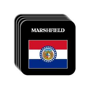  US State Flag   MARSHFIELD, Missouri (MO) Set of 4 Mini 