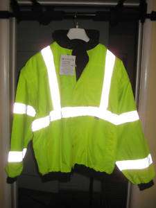 OCCULUX LUX TJBJ HIGH VISIBILITY SAFETY JACKET NWT 2XL  