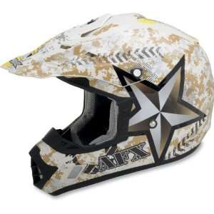  AFX FX 17 Helmet Marpat Full Face Unisex Desert Small 