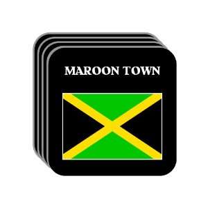 Jamaica   MAROON TOWN Set of 4 Mini Mousepad Coasters