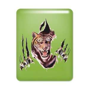  iPad Case Key Lime Tiger Rip Out 