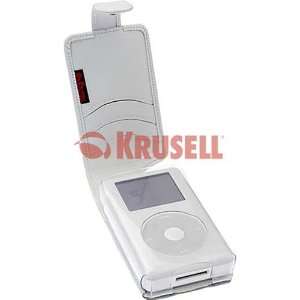   Leather Case for iPod 4G 40GB / U2 (White)  Players & Accessories