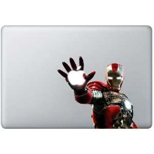 Iron Man Holding Apple Vinyl MacBook Decal