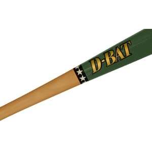  D Bat Pro Maple 161 Two Tone Baseball Bats NATURAL/GREEN 