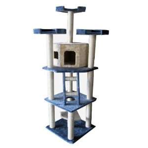  Kitty Mansions Hollywood Cat Tree, Brown/Beige Pet 