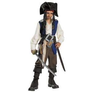   Captain Jack Sparrow Deluxe Child Costume Size Small: Office Products
