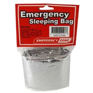 Emergency Sleeping Bag, Survival Bag, Emergency Zone Brand, Reflective 
