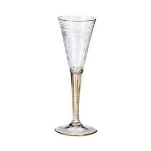 Moser Crystal Clear Maharani Champagne Flute  Kitchen 