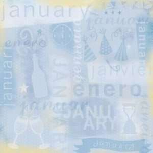   Foster Design 12x12 Calendar Paper  January Arts, Crafts & Sewing