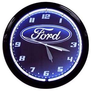   Logo Neon 20 Wall Clock Warranty Made In USA New: Everything Else