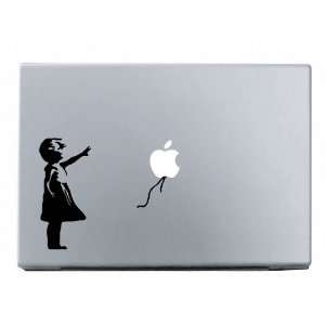  Banksy Girl Macbook Decal Mac Apple skin sticker 