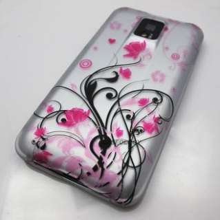   FLOWERS HARD SHELL CASE COVER LG T MOBILE G2X PHONE ACCESSORY  
