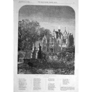  1857 Read Green Leaves Lullingsworth Verse Print: Home 