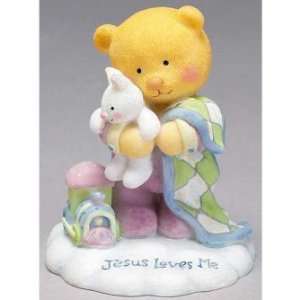  Jesus Loves Me Resin Figurine: Baby
