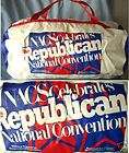 1996 REPUBLICAN NATIONAL CONVENTION RED/WHITE/BLUE BAG