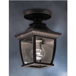  Kichler Amesbury Black Outdoor Semi Flush Light: Home 