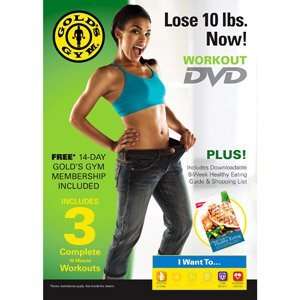  Golds Gym Lose 10 lbs. Now Workout DVD Sports 
