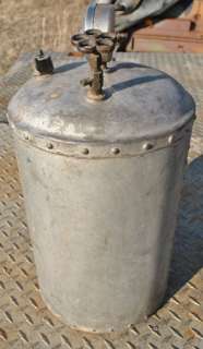 Old Vintage Albert Lee Gas Light Company Riveted Gasoline Tank  