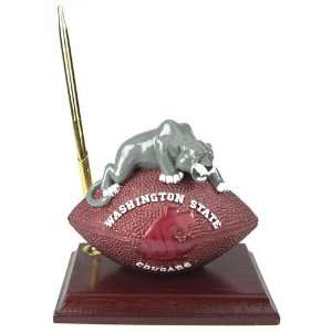  Washington State Cougars Mascot Football Desk Set: Sports 