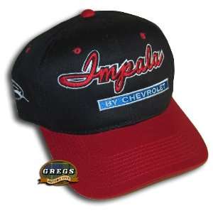  Impala Logo Hat Cap Red/Black Apparel Clothing Automotive