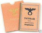 Scale WWII German Kriegsmarine Soldbuch ID Booklet