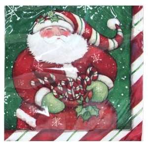  Peppermint Santa Guest Towel Napkin