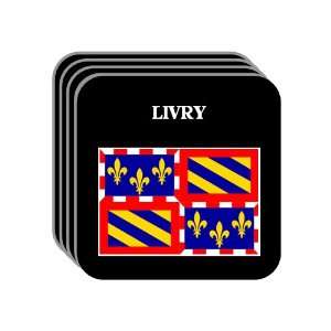  Bourgogne (Burgundy)   LIVRY Set of 4 Mini Mousepad 