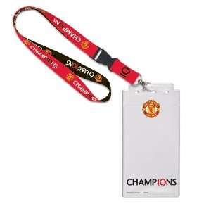  MANCHESTER UNITED OFFICIAL 20 SOCCER LANYARD: Sports 
