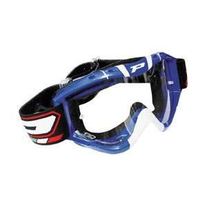  Pro Grip 3400 Duo Race Line Goggles   Blue: Automotive