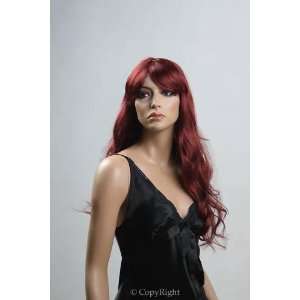  Female Mannequin Long Red Wig 