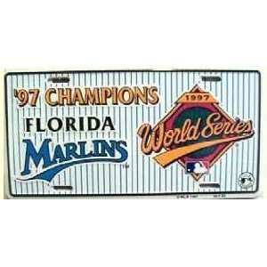  LP 619 Florida Marlins 97 Champs License Plate   A663 