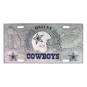  Dallas Cowboys License Plate 3D: Sports & Outdoors