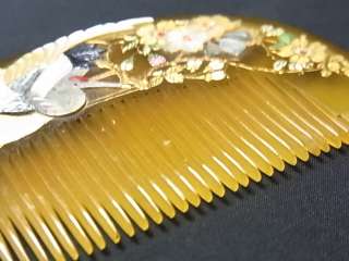 VINTAGE Japanese Geisha Kushi comb and Kanzashi hairpin  