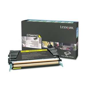  Lexmark C734A1YG Laser Printer Toner Return Program 6000 
