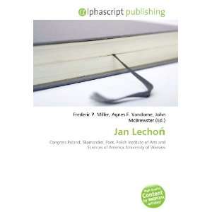  Jan Lecho (9786132686534) Books