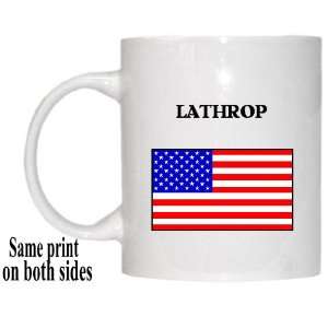  US Flag   Lathrop, California (CA) Mug 