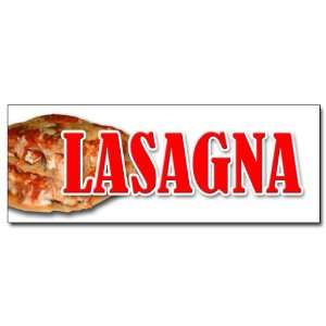  48 LASAGNA DECAL sticker italian food casserole 