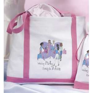  Wedding Party Large Canvas Tote 