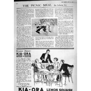  1925 ADVERTISEMENT KIA ORA LEMON SQUASH LADIES FASHION 