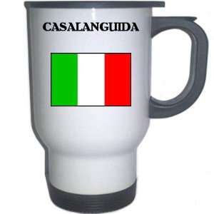 Italy (Italia)   CASALANGUIDA White Stainless Steel Mug 